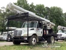 (Graysville, AL) Altec LRV57RM, Over-Center Bucket Truck rear mounted on 2007 International 4300 Fla