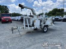 2016 Bandit Industries 200XP Chipper (12in Disc), trailer mtd Runs & Operates) (Body Damage, Jack Le