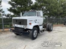 1990 Chevrolet Kodiak Cab & Chassis Not Running, Condition Unknown, Body/Paint Damage, Driveshaft Di