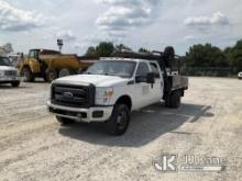 (Villa Rica, GA) 2013 Ford F350 4x4 Crew-Cab Flatbed Truck, \ Runs & Moves) (Check Engine Light On,