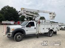 Altec AT40G, Bucket Truck mounted behind cab on 2016 Ford F550 4x4 Service Truck Runs, Moves & Upper