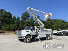 (Chester, VA) Altec L42M, Over-Center Material Handling Bucket Truck rear mounted on 2014 Internatio