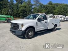 2018 Ford F250 Service Truck, (Southern Company Unit) Runs & Moves) (Idles Rough