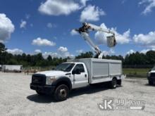 Altec AT248F, Articulating & Telescopic Bucket Truck rear mounted on 2016 Ford F550 Service Truck Ru