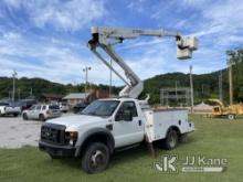 (Harriman, TN) Terex/Telelect LT38, Articulating & Telescopic Bucket Truck mounted behind cab on 200