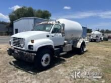 (Tampa, FL) 2001 GMC C7500 Tank Truck Not Running, Condition Unknown) (Seller States: Tank Has Been