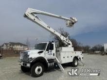 Altec AA55-MH, Material Handling Bucket Truck rear mounted on 2018 International 7300 4x4 Utility Tr