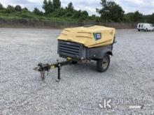 (Villa Rica, GA) 2017 Atlas Copco 185 Air Compressor, Trailer Mounted No Title Runs) (Jump To Start