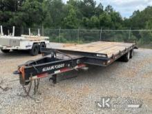 (Villa Rica, GA) 2014 Lucon Inc. T/A Tagalong Equipment Trailer Dove Tail Frame Bent