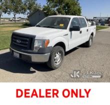 2012 Ford F150 4x4 Crew-Cab Pickup Truck Runs & Moves) (Check Engine Light On