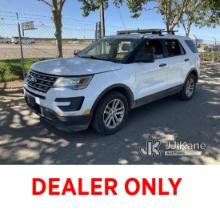 2016 Ford Explorer 4x4 4-Door Sport Utility Vehicle Runs, Clunking, Grinding Noise from Front Passen