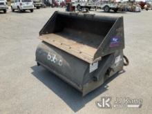 Bobcat Sweeper & Bucket Attachment (Used) NOTE: This unit is being sold AS IS/WHERE IS via Timed Auc