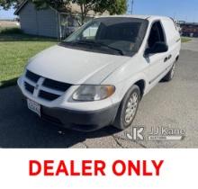 2006 Dodge Caravan Cargo Van Runs & Moves