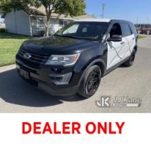 (Dixon, CA) 2016 Ford Explorer AWD Police Interceptor 4-Door Sport Utility Vehicle Runs & Moves)( No