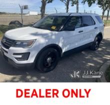 2018 Ford Explorer AWD Police Interceptor 4-Door Sport Utility Vehicle Runs & Moves) (Overheats, Mis