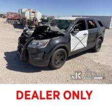 (Dixon, CA) 2019 Ford Explorer AWD Police Interceptor 4-Door Sport Utility Vehicle Not Running, Wrec