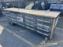 10ft 20 Drawer Workbench (New) NOTE: This unit is being sold AS IS/WHERE IS via Timed Auction and is