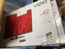 Two Vizio 42 Inch HD Tvs (New) NOTE: This unit is being sold AS IS/WHERE IS via Timed Auction and is