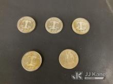 (Jurupa Valley, CA) 5 Coins Used