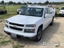 2012 Chevrolet Colorado Extended-Cab Pickup Truck Runs & Moves) (Idles Rough, Flat Tire  Hail Damage