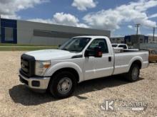 (Hutto, TX) 2014 Ford F250 Pickup Truck Runs & Moves) (TPMS Light On, Body Damage, Cracked/Chipped W