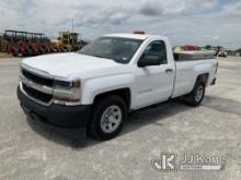 2018 Chevrolet Silverado 1500 REGULAR CAB PICKUP 2DR Runs & Moves) (Front Drivers Side Tire Flat, Sl