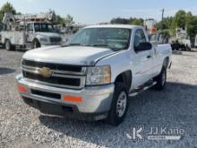 2012 Chevrolet Silverado 2500 Pickup Truck Runs & Moves) (Jump to Start, Some Peeling Paint, Crack i