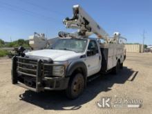 Altec AT40-MH, Articulating & Telescopic Material Handling Bucket Truck mounted behind cab on 2012 F
