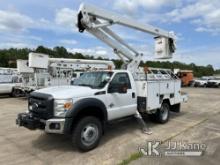 ETI ETC40IH, Articulating & Telescopic Bucket Truck mounted behind cab on 2016 Ford F550 4x4 Service