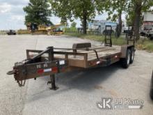 2002 Outlaw T/A Tagalong Equipment Trailer Has A Twist In The Frame