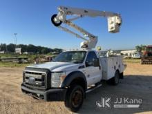 (Byram, MS) Altec AT40G, Articulating & Telescopic Bucket Truck mounted behind cab on 2015 Ford F550