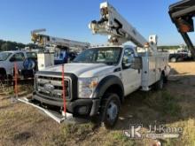 (Byram, MS) Altec AT40-MH, Articulating & Telescopic Material Handling Bucket Truck mounted behind c