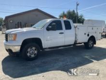 2013 GMC Sierra 2500 Extended-Cab Service Truck Runs, Moves, No Rear Seat