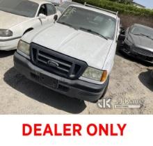 2005 Ford Ranger Extended-Cab Pickup Truck Not Running, Stripped Of Parts