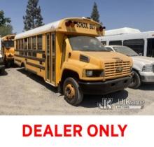 2009 Chevrolet C5500 School Bus Not Running, Stripped of Parts