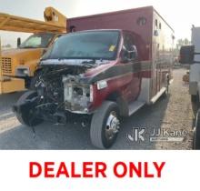 2012 Ford Econoline Cutaway Dose not Run, Stripped Of Parts, Will Need To Be Towed