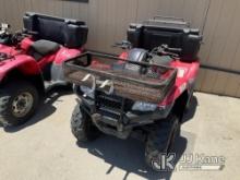 2017 HONDA TRX420FE Not Running, No Key, Rust Damage , Vin Plate Is Missing Dues To Rust Damage
