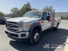 2016 Ford F-550 Extended-Cab Pickup Truck, Def System Runs & Moves