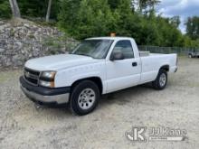 2007 Chevrolet Silverado 1500 Pickup Truck Runs & Moves) (Bad Engine, Engine Knock, Soft Brakes, Rus