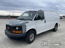 2010 GMC Savana G2500 Cargo Van Not Running, No Crank, Drivetrain Condition Unknown, Body & Rust Dam