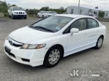 2009 Honda Civic 4-Door Sedan Runs & Moves, Body & Rust Damage