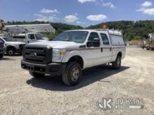 2014 Ford F250 4x4 Crew-Cab Pickup Truck Runs & Moves, Jump To Start, TPS Light On, Rust & Body Dama