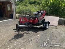 2018 Barreto 30SG Walk-Behind Stump Grinder Runs Moves & Operates, with Support Trailer Vin# 1B9UC06