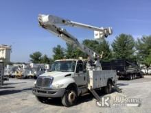 Altec AM55, Over-Center Material Handling Bucket mounted on 2014 International Durastar 4300 Service