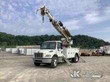 (Smock, PA) Altec DC47-TR, Digger Derrick rear mounted on 2019 Freightliner M2 106 Utility Truck Run