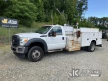 2016 Ford F550 Service Truck Runs & Moves) (PTO Not Engaging, Generator & Compressor Not Operating, 