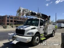 (Indianapolis, IN) Altec DM47B-TR, Digger Derrick rear mounted on 2021 Freightliner M2 106 Utility T