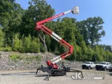 2018 Platform Basket PB22.10. 46KV Arborist Articulating & Telescopic Tracked Lift Runs, Moves & Ope