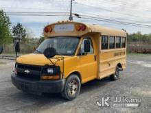 2013 Chevrolet G3500 Passenger Bus Runs & Moves, NO BRAKES, Engine Light On, ABS Light On, Body & Ru