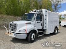 2016 Freightliner M2-112 Enclosed Utility/Air Compressor Truck Runs On CNG Only) (Runs & Moves) (Che